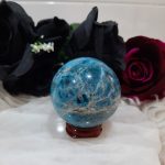 Blue Apatite Sphere
