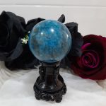 Blue Apatite Sphere